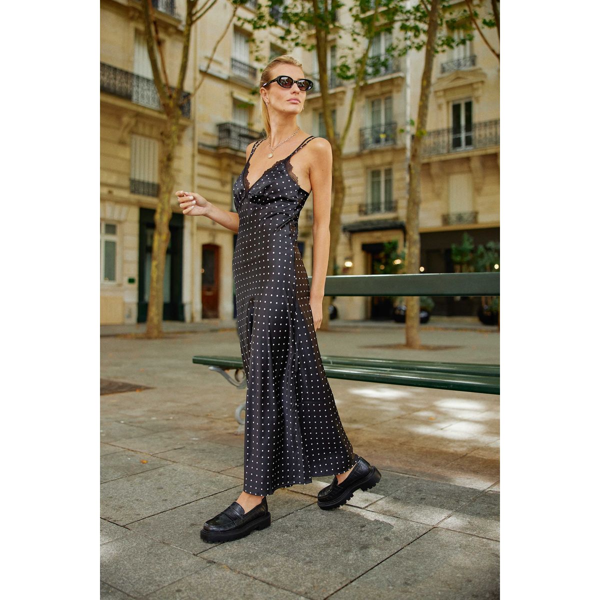 Robe à pois online la redoute