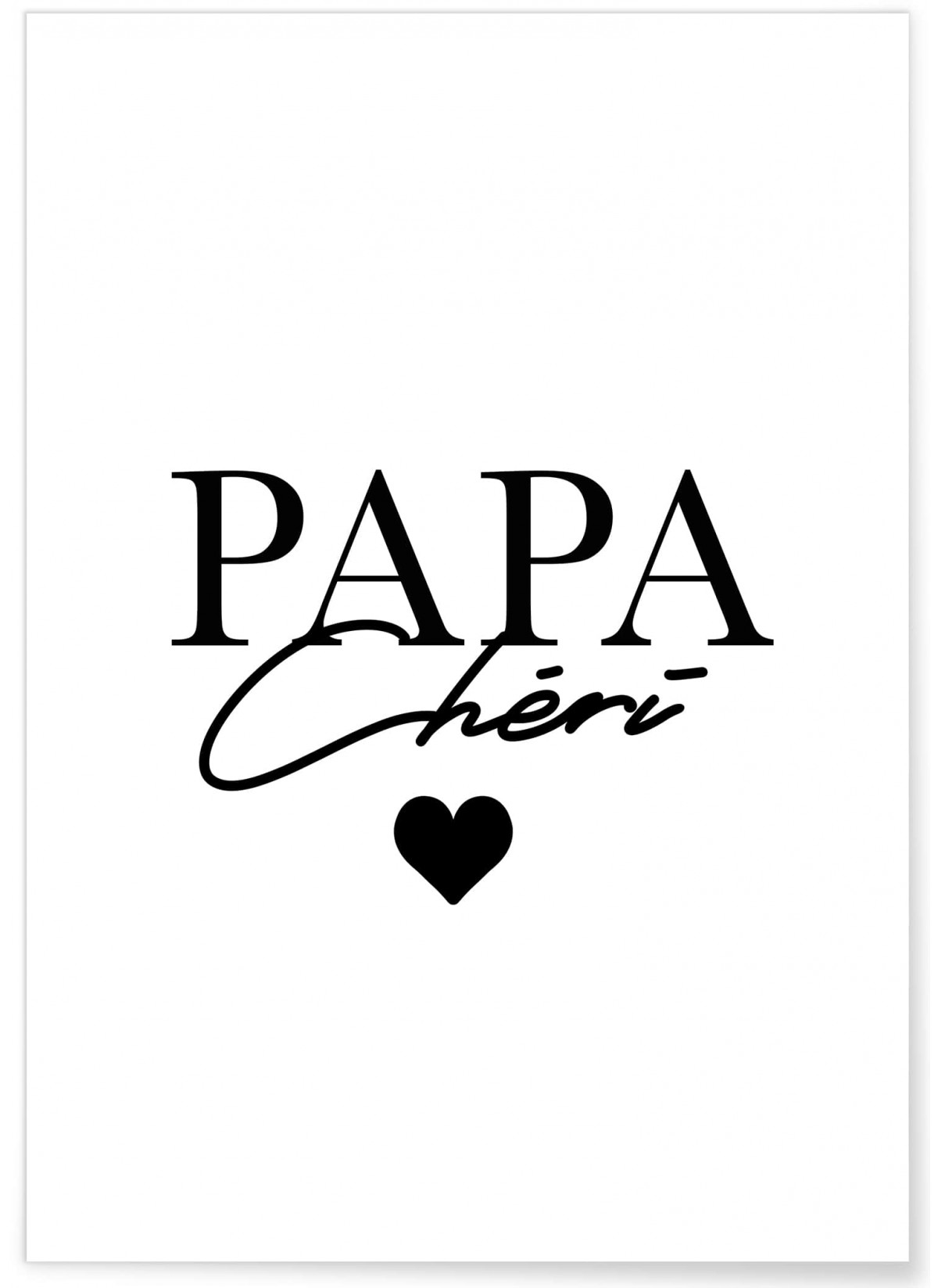 Affiche Papa chéri, L'AFFICHERIE