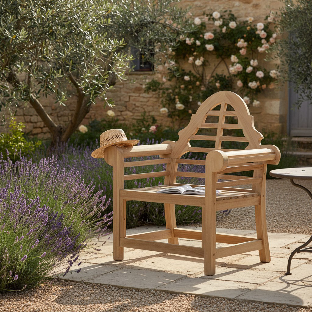Fauteuil en teck massif Marlborough, TECK ATTITUDE