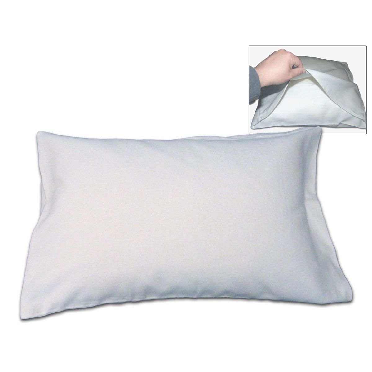 Protège oreiller sous taie d'oreiller - molleton coton bio fabrication  française blanc Tradition Des Vosges