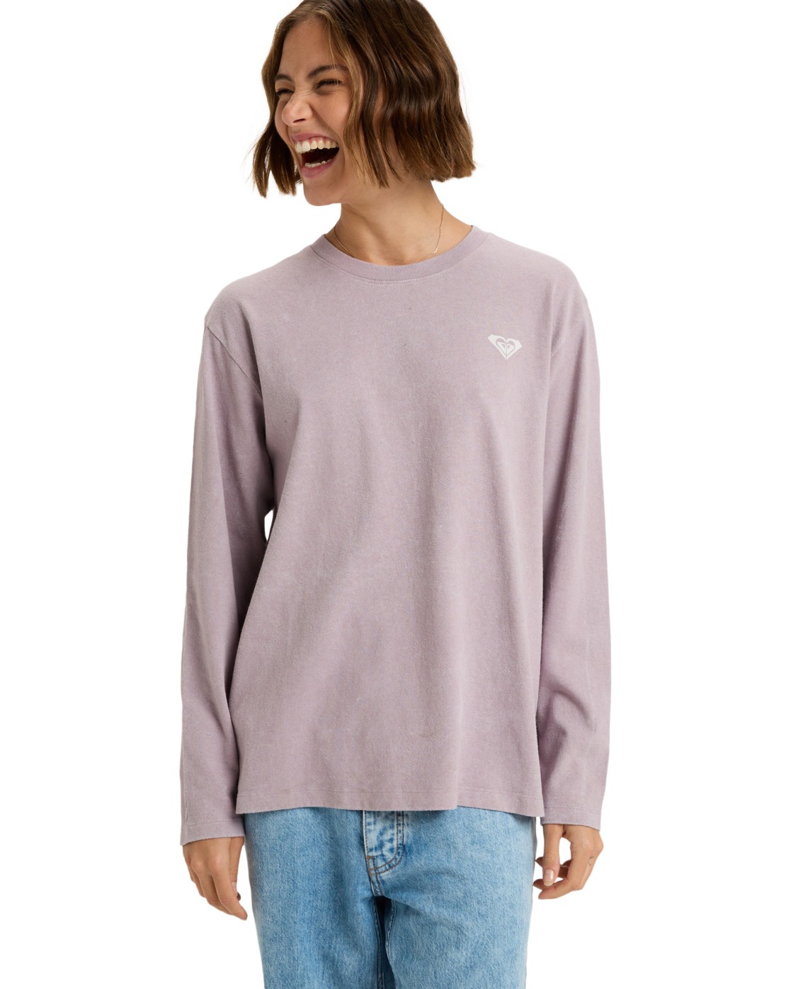 T-Shirt, manches longues, col rond, ., ROXY
