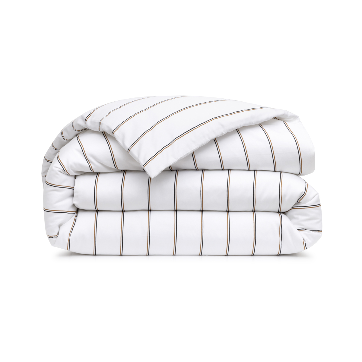 Housse de couette en satin de coton vert, B RAY, BOSS HOME