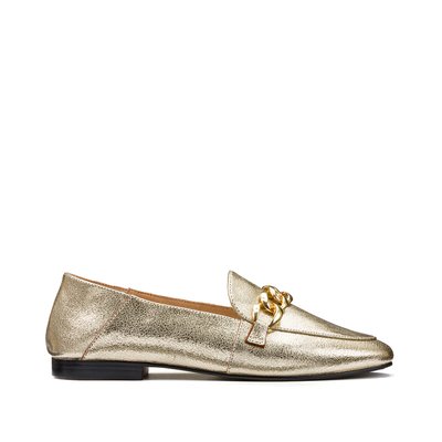 Wide Fit Leather Loafers LA REDOUTE COLLECTIONS PLUS