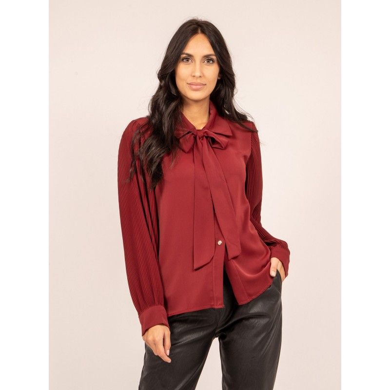 Blouse lavallière online femme