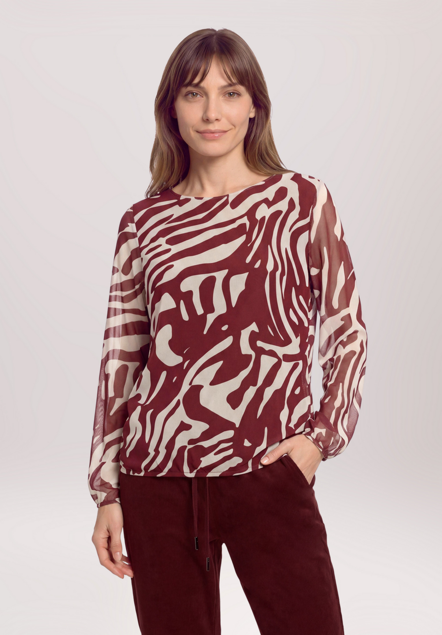T-shirt en maille à élastique, BETTY & CO