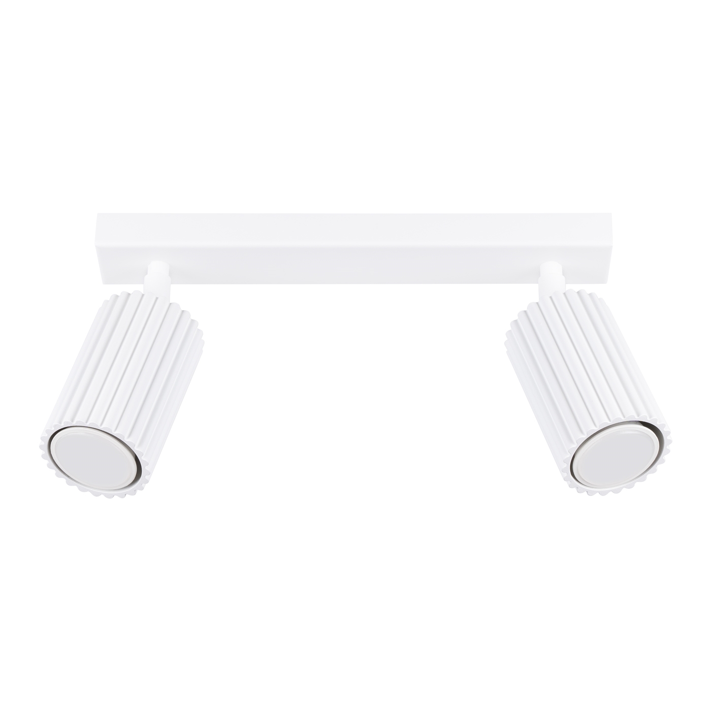 Plafonnier Aluminium Blanc GU10 2 Karbon, EDEN