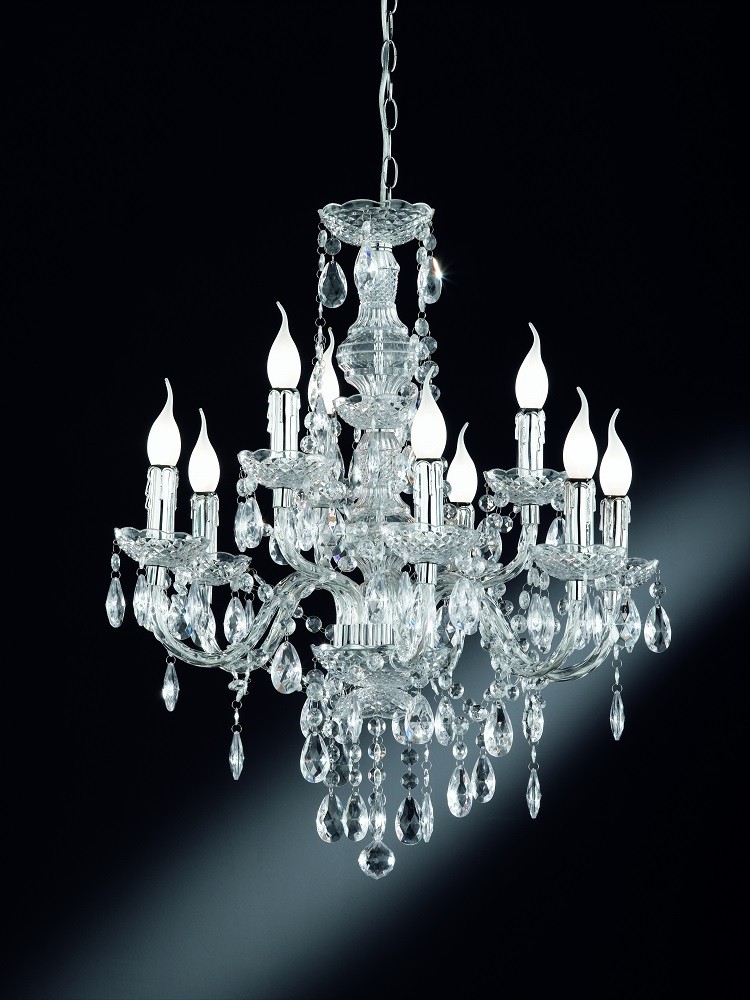 Lustre baroque en acrylique, LUSTER, TRIO