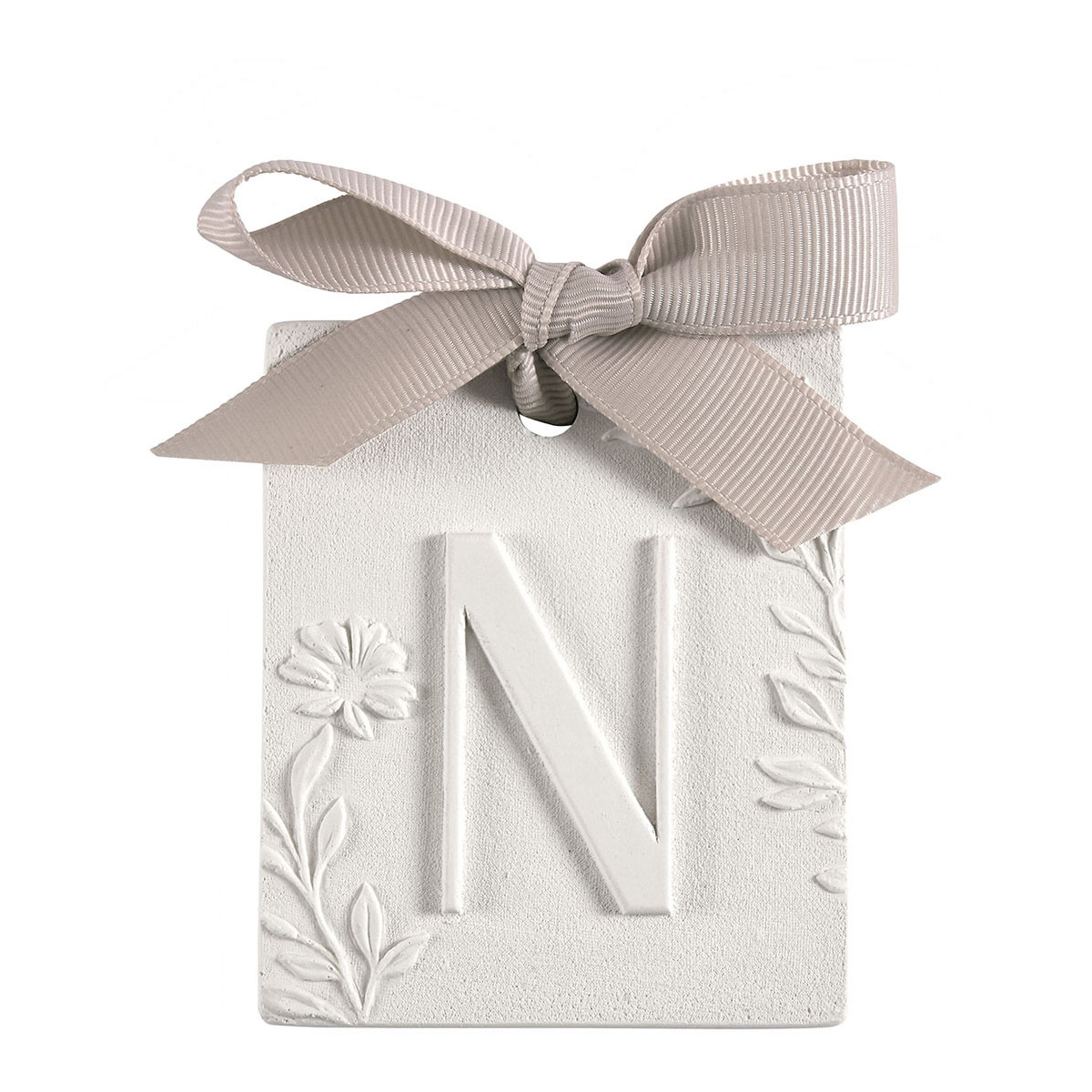 Décor parfumé lettre N - Voile de Lin, MATHILDE M