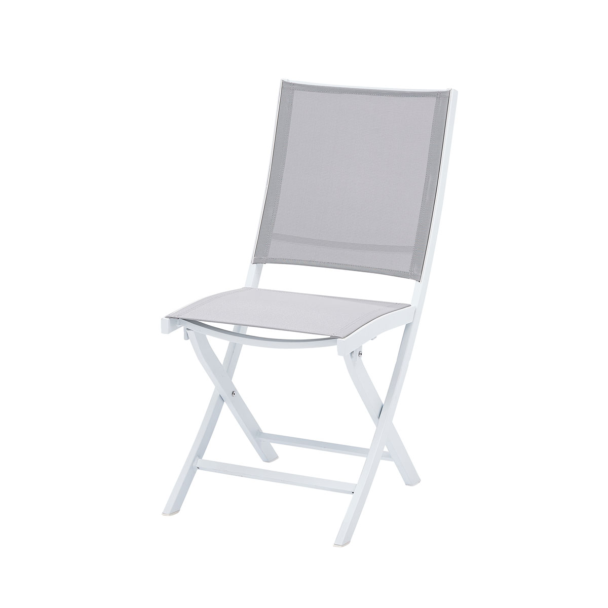 Chaise pliante en aluminium, assise textilène STAR, WILSA GARDEN