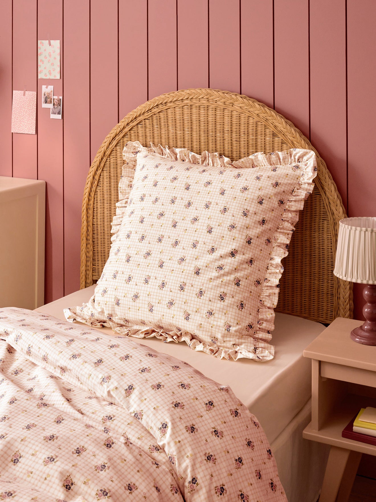 Taie d'oreiller percale de coton "Lilou", CYRILLUS