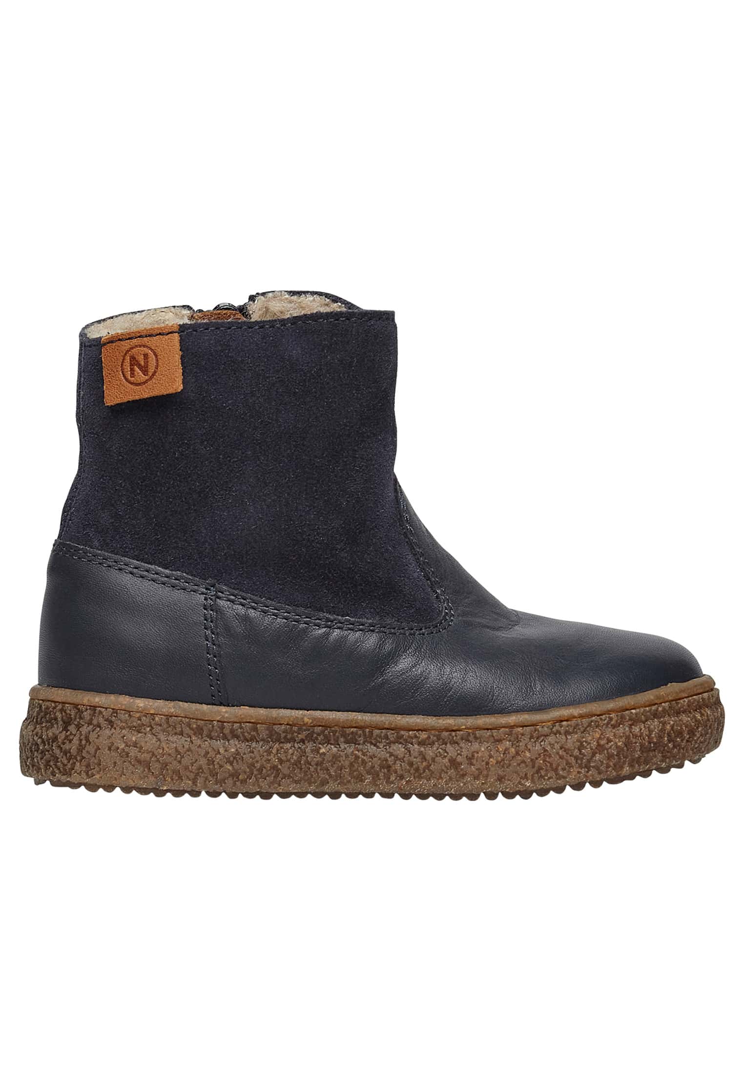 Bottines en cuir et suède ALPINA, NATURINO