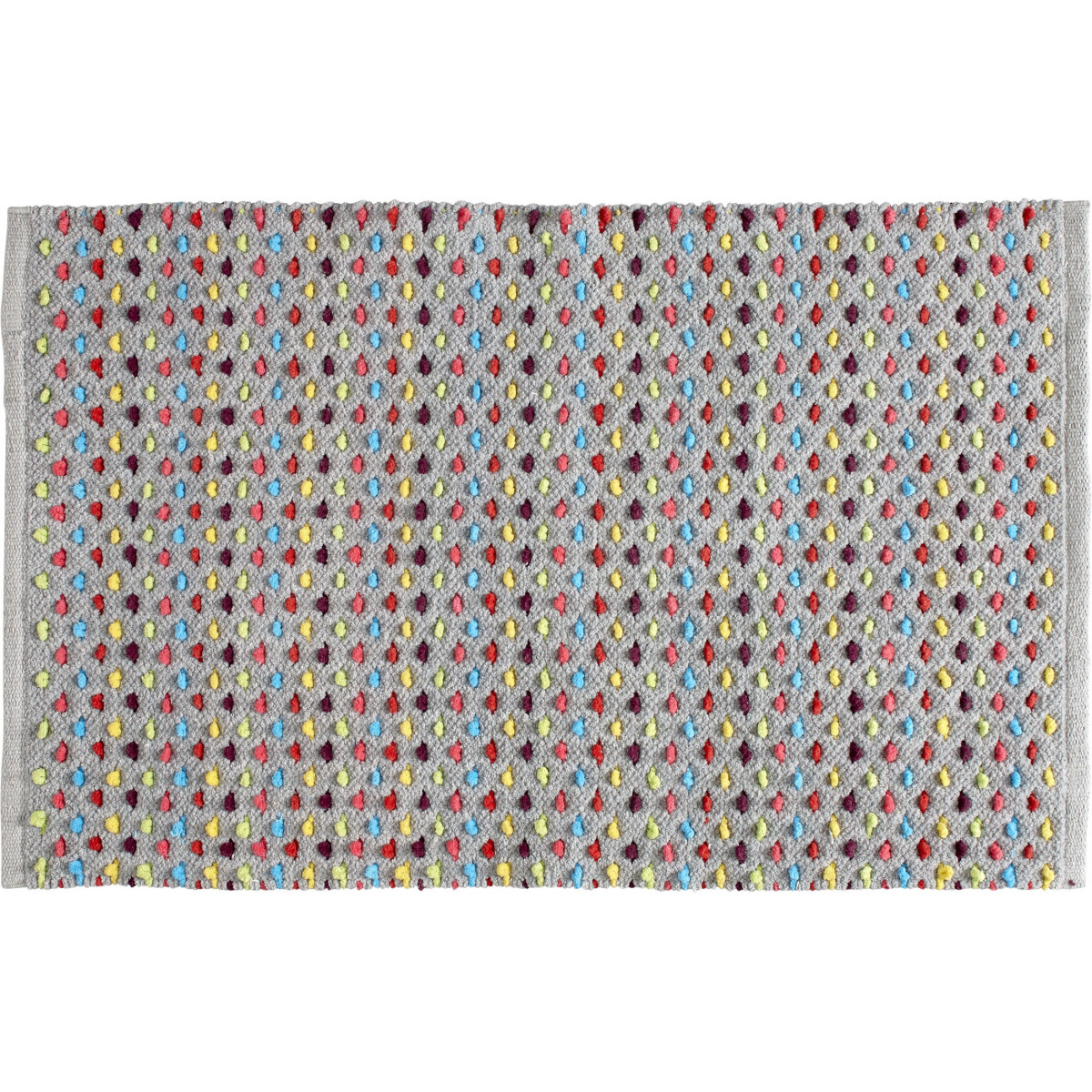 Tapis de bain déco en coton chenille CONFETTI, GUY LEVASSEUR