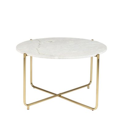 Table basse en marbre ø70cm - Timpa DRAWER