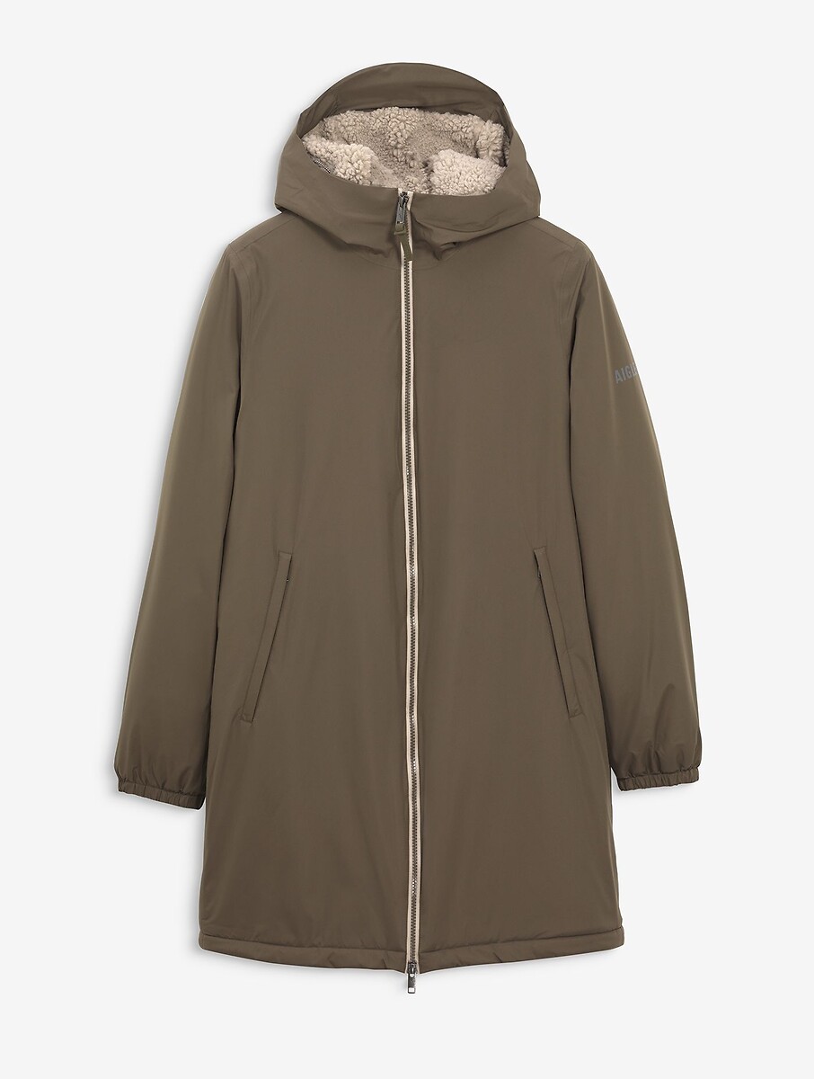 Parka Rainpack 90+ matelassé, doublé sherpa MTD REPREVE, AIGLE