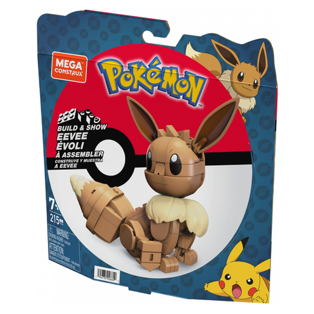 Mega Construx Pokémon Évoli À Assembler, MATTEL