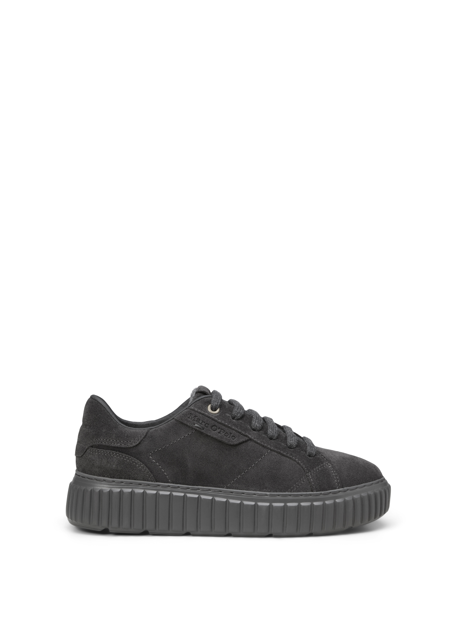 Baskets en cuir velours, MARC O'POLO
