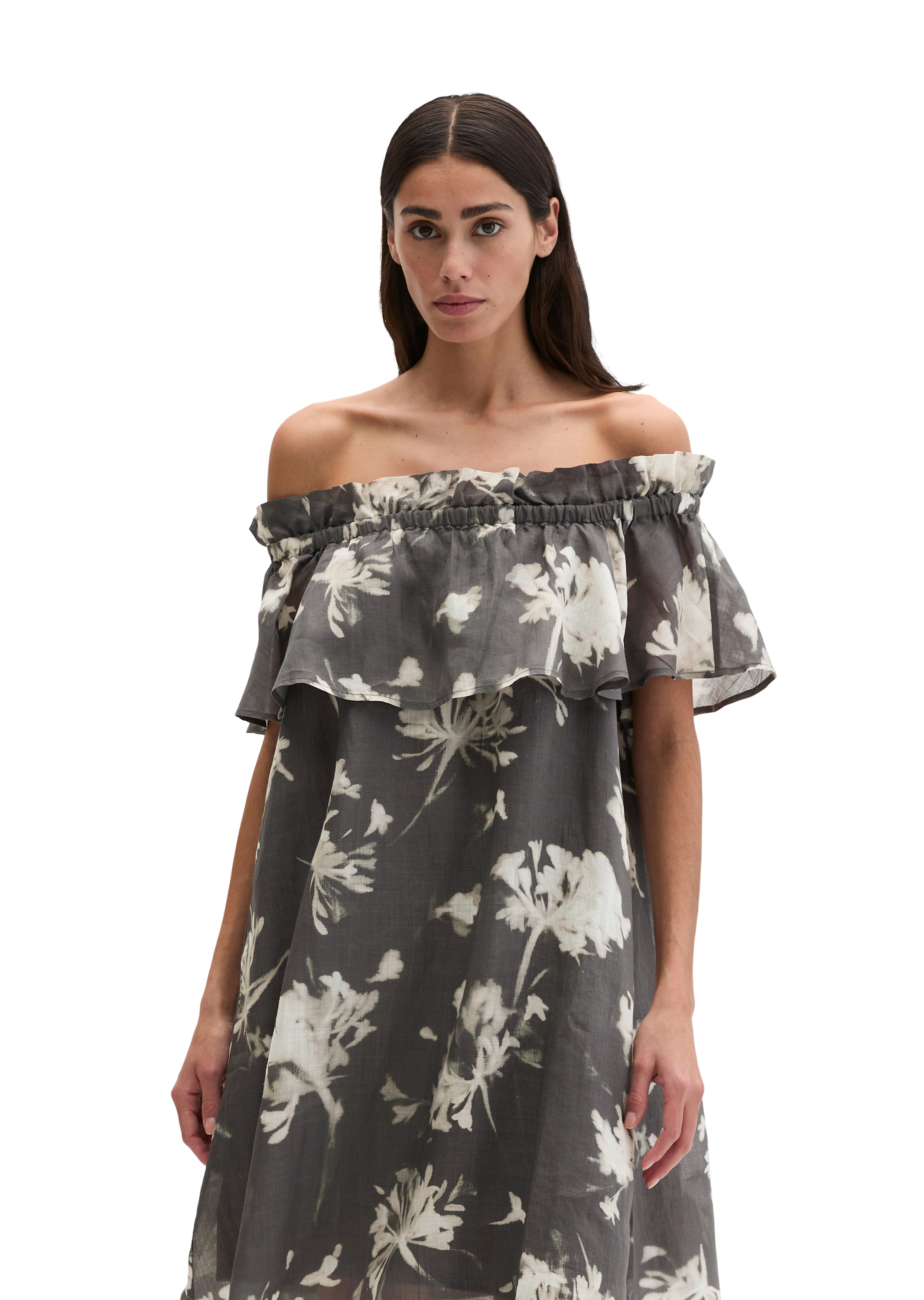 Robe Carmen loose en fibre de ramie douce, MARC O'POLO