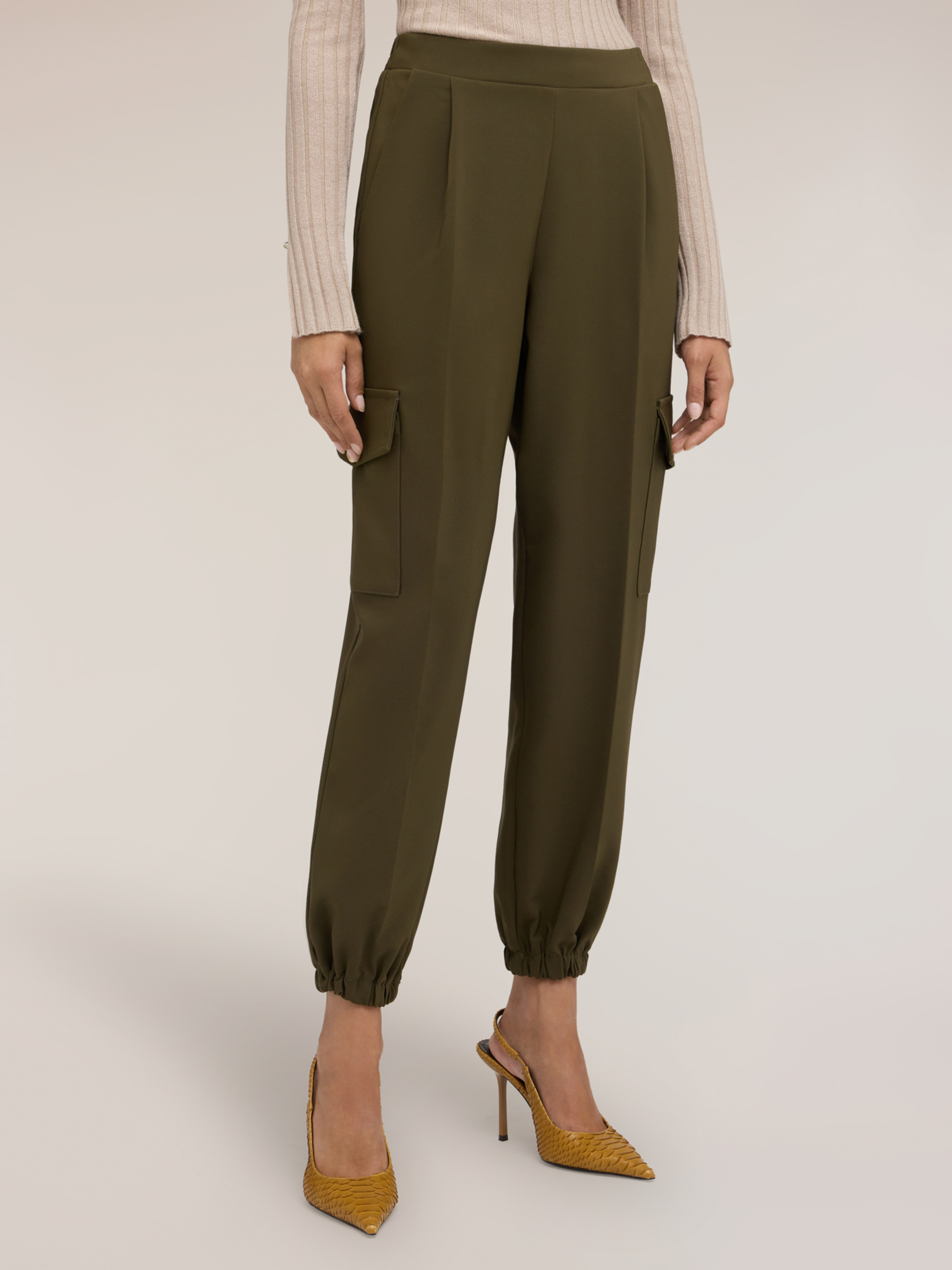 Pantalon cargo avec cheville élastiquée, MOTIVI