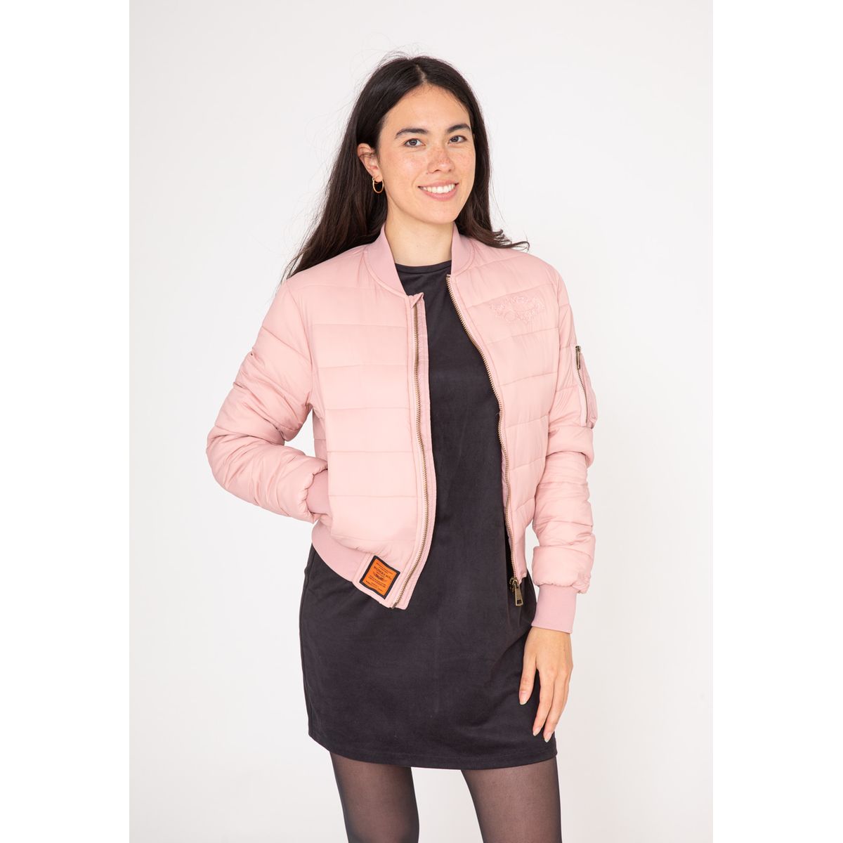 Doudoune rose pale femme La Redoute