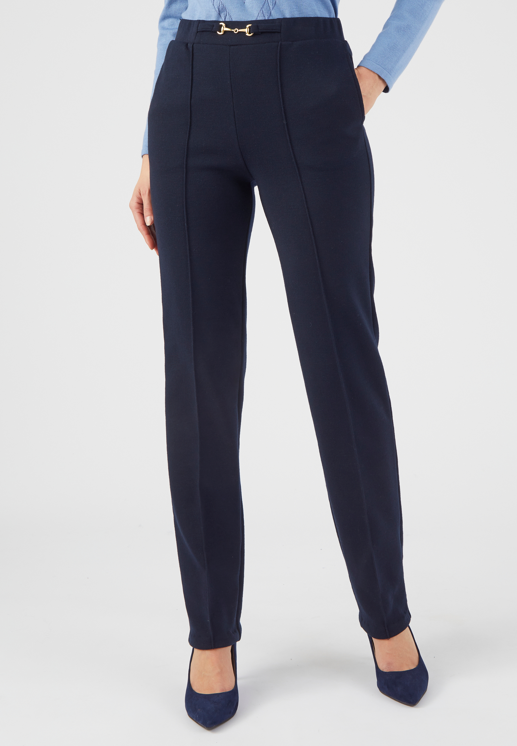 Pantalon droit maille milano Thermolactyl, DAMART