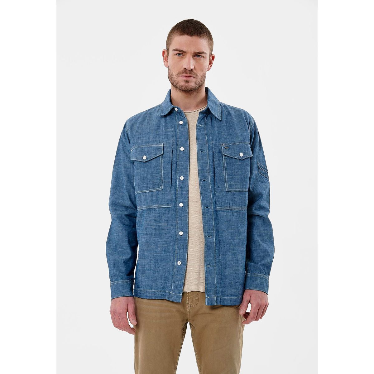 Chemise jean kaporal new arrivals homme