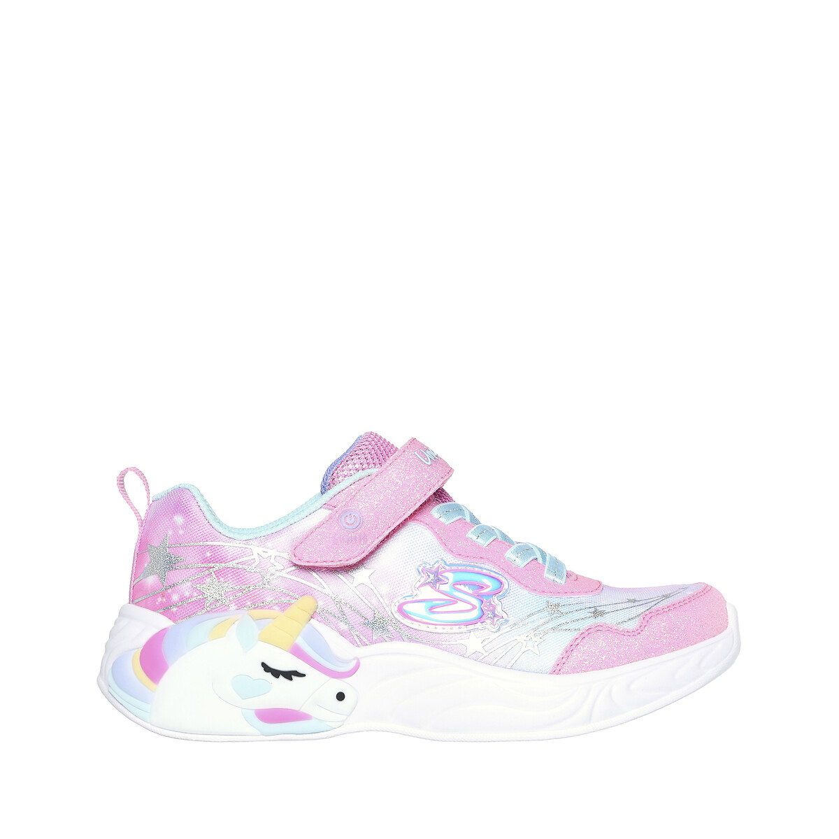 Kids Unicorn Dreams - Wishful Magic Trainers with Touch ’n’ Close Fastening