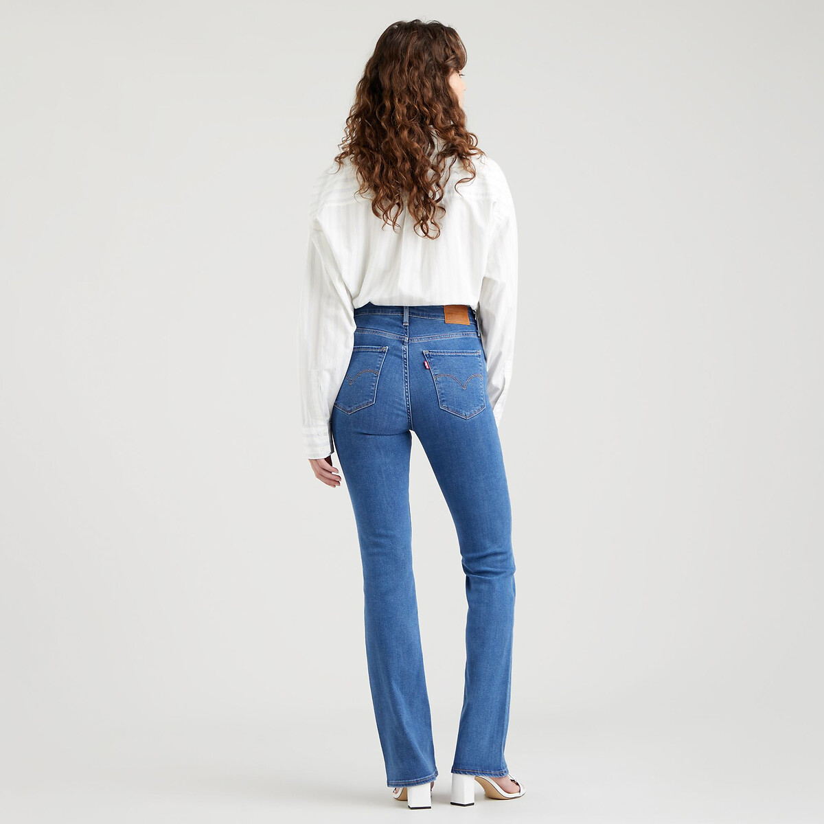725 bootcut jeans with high waist . Levi's | La Redoute