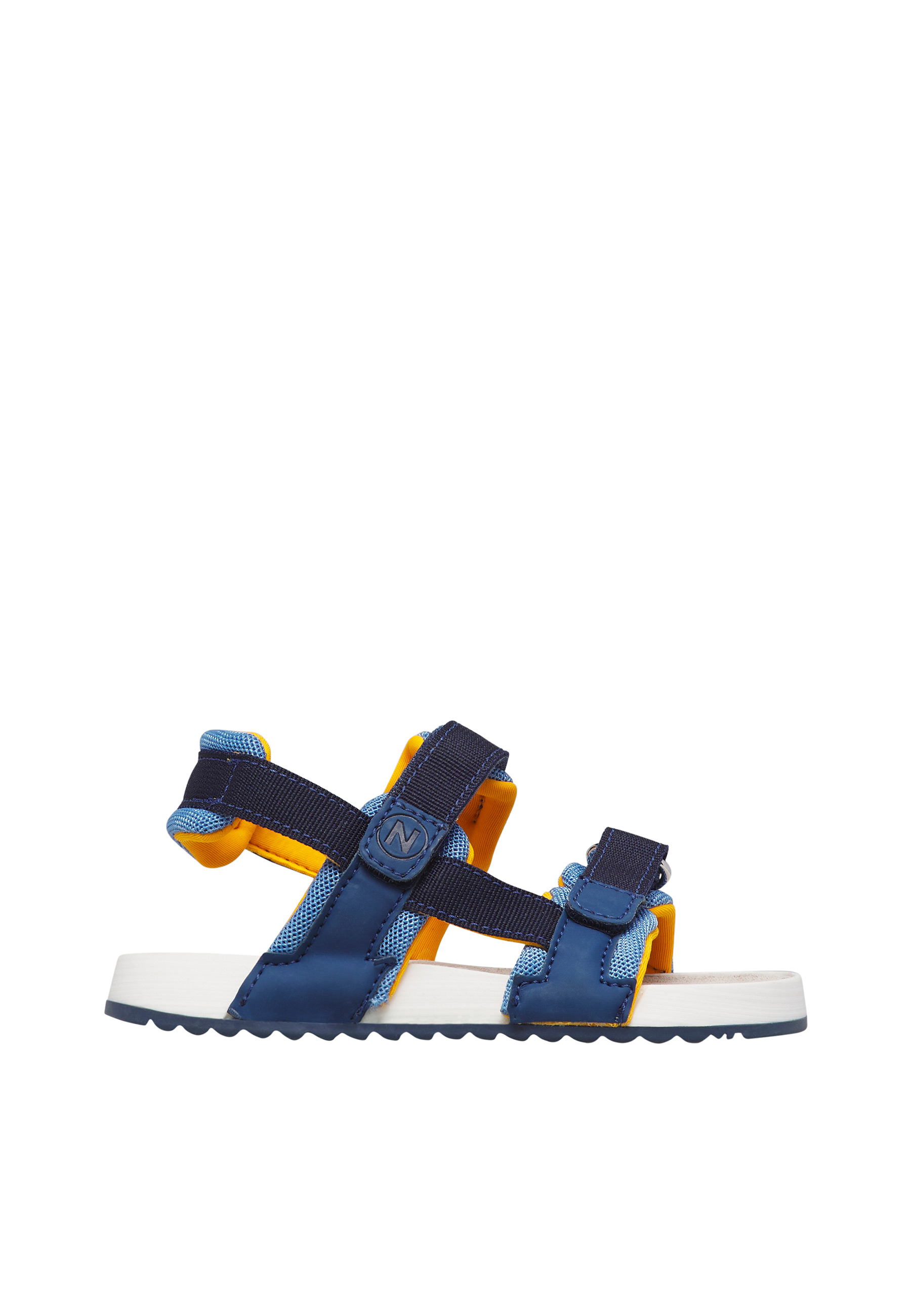 Sandales en cuir et tissu JAFFOR., NATURINO