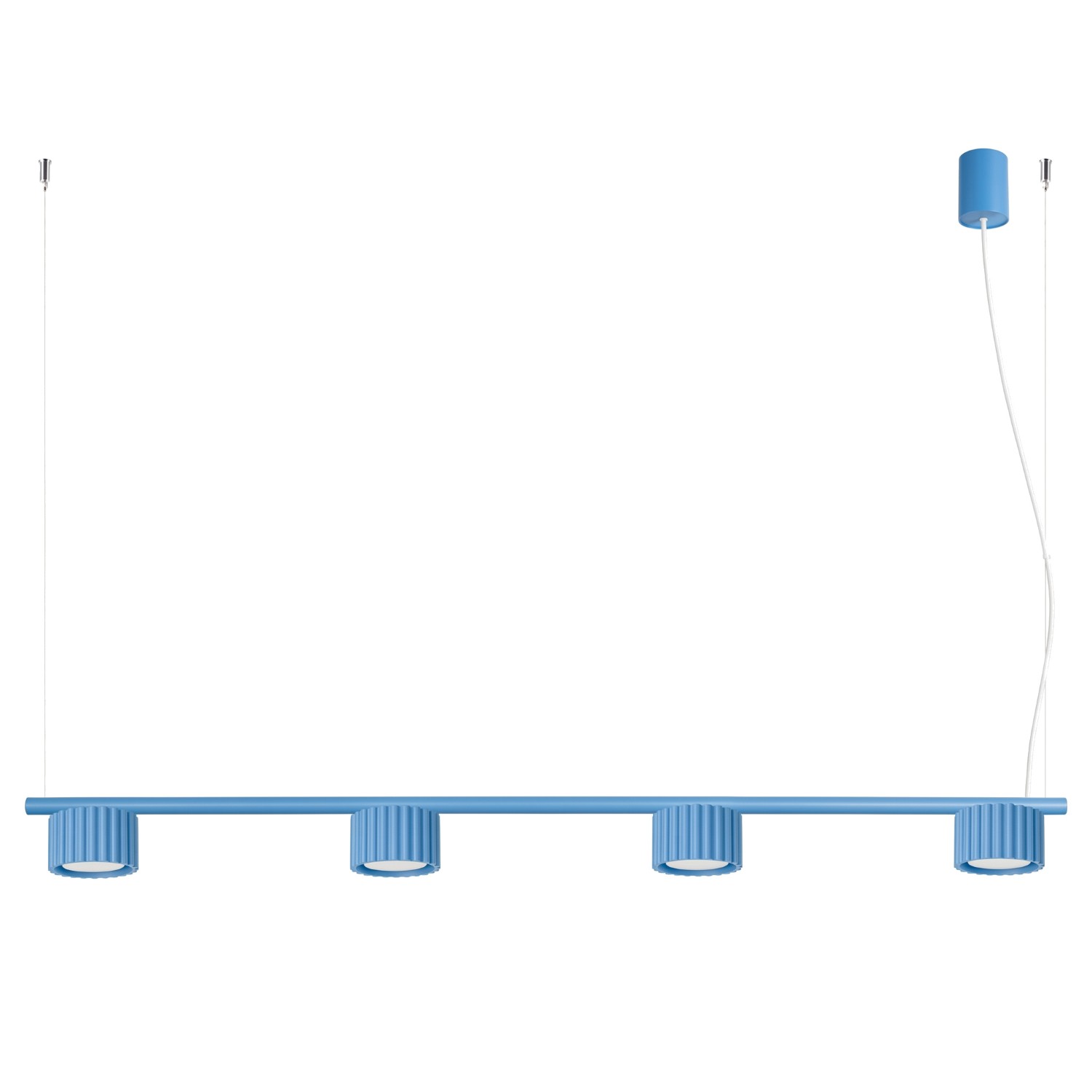 Lustre Aluminium Bleu Gx53 4 AURA, EDEN