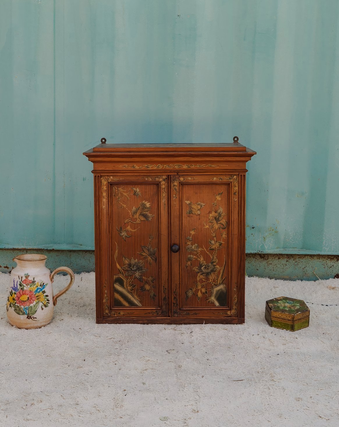 Armoire à pharmacie peinte Gaëlle N°1499 - Bon état, DEBONGOUT