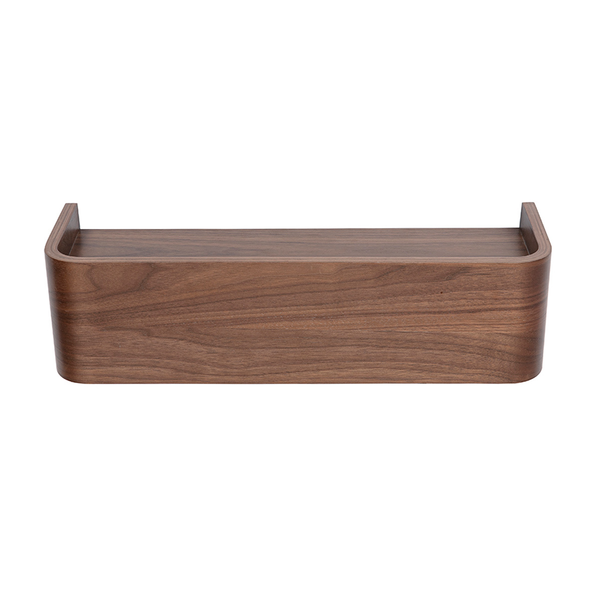 Etagère murale bois foncé noyer L48 cm HOPE, MILIBOO