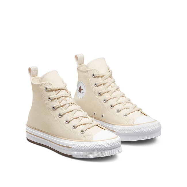 Chuck taylor eva lift hi cheer camp canvas high top trainers , ivory, Converse | La Redoute Chuck taylor eva lift hi cheer camp canvas high top trainers , ivory, Converse | La Redoute