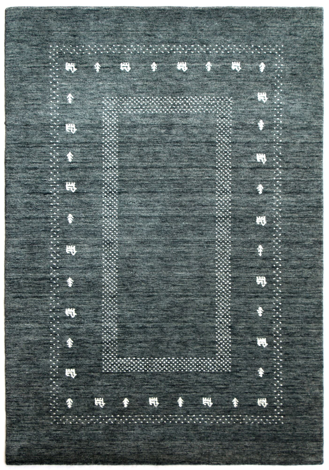 Tapis gabbeh tufté New York laine d'argentine, THEKO