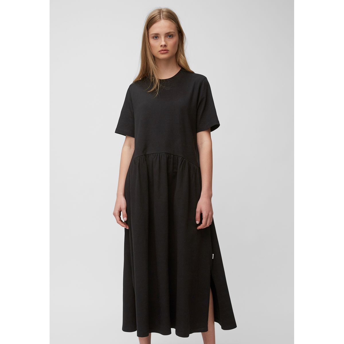 long black jersey robe