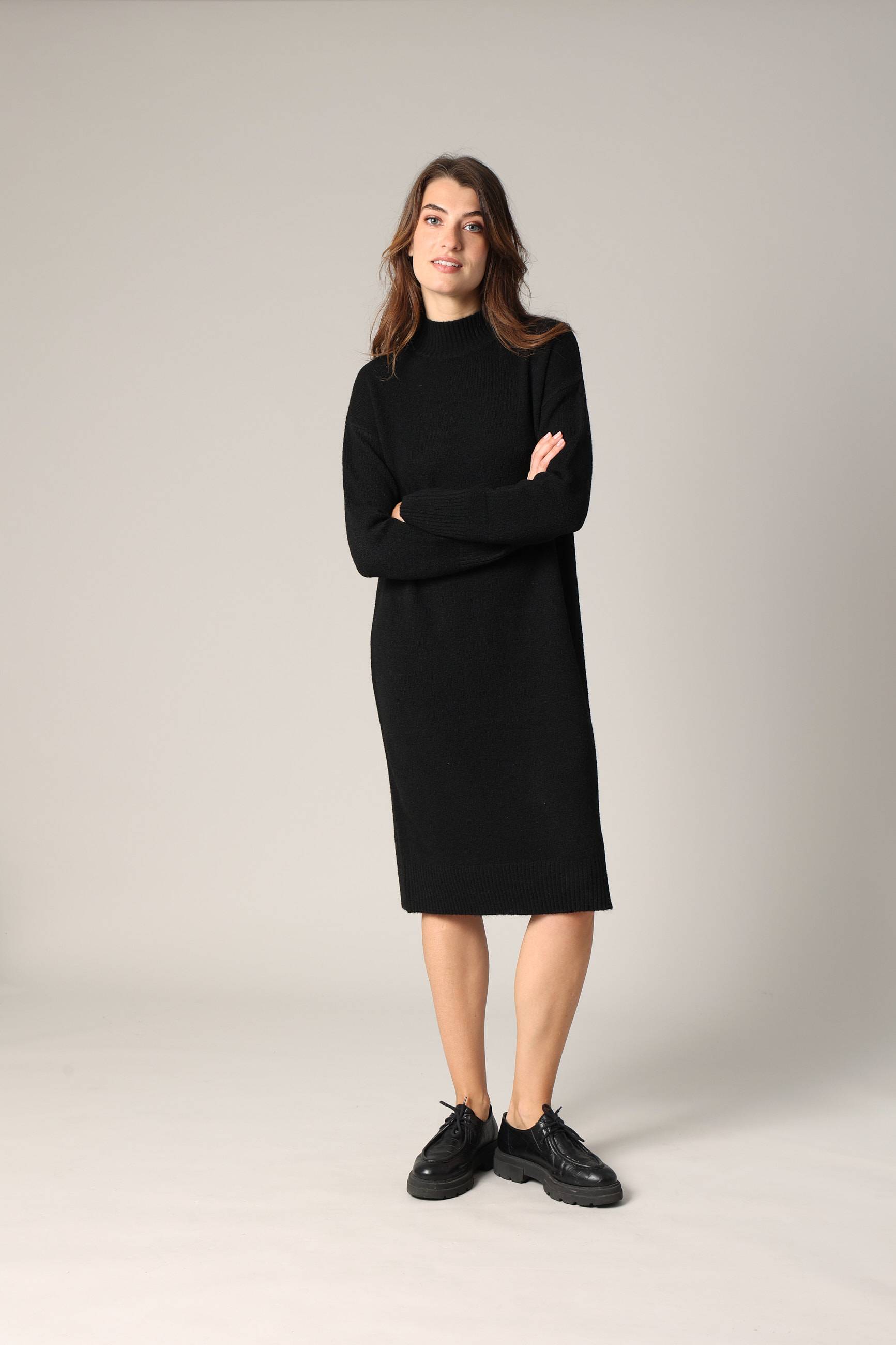 Robe pull midi en maille douce VALOU, DEELUXE