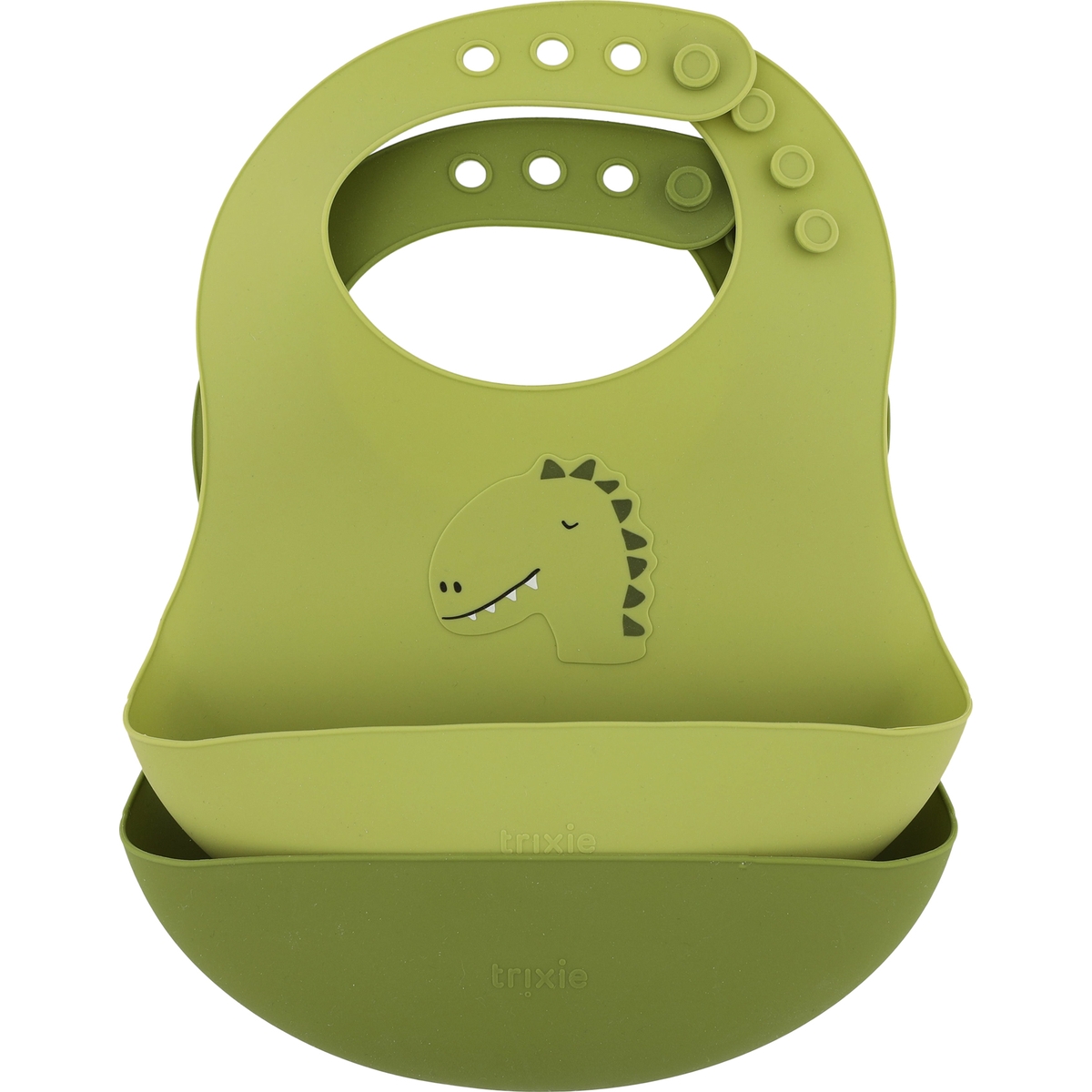 Lot de 2 bavoirs en silicone, TRIXIE