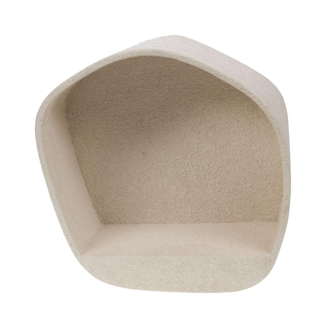 Étagère pentagone effet pierre H43 cm Bakar, AMADEUS