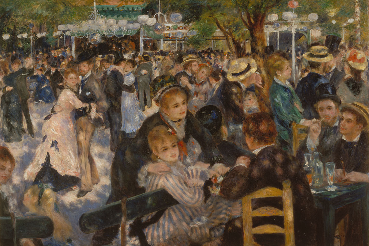Tableau Auguste Renoir -Le Bal du moulin de la galette, HEXOA