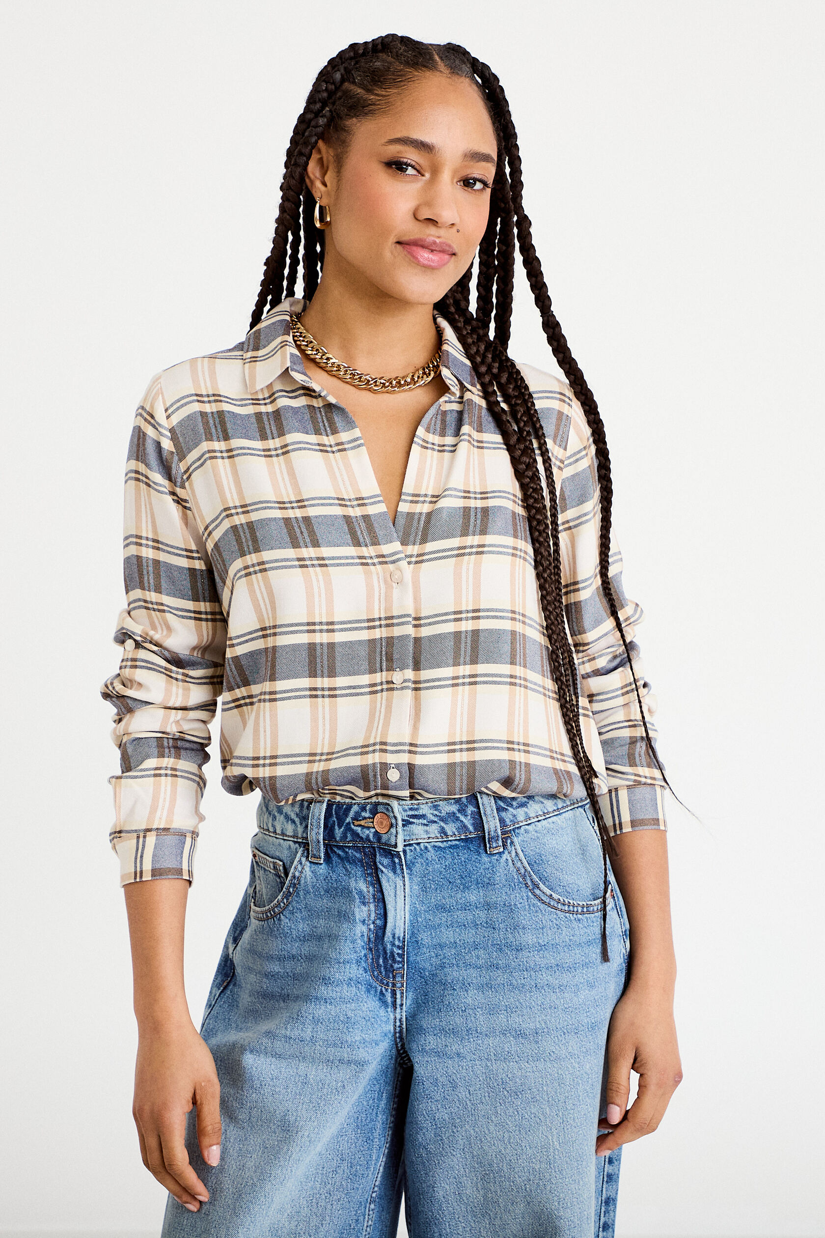 Chemise manches longues, CACHE CACHE
