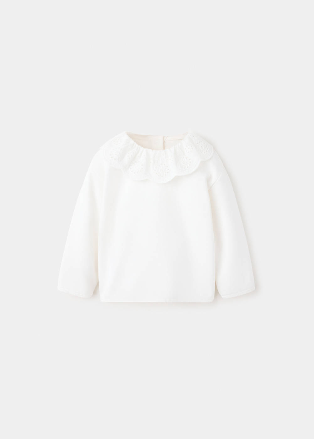 Sweat-shirt coton détails brodés, MANGO BABY