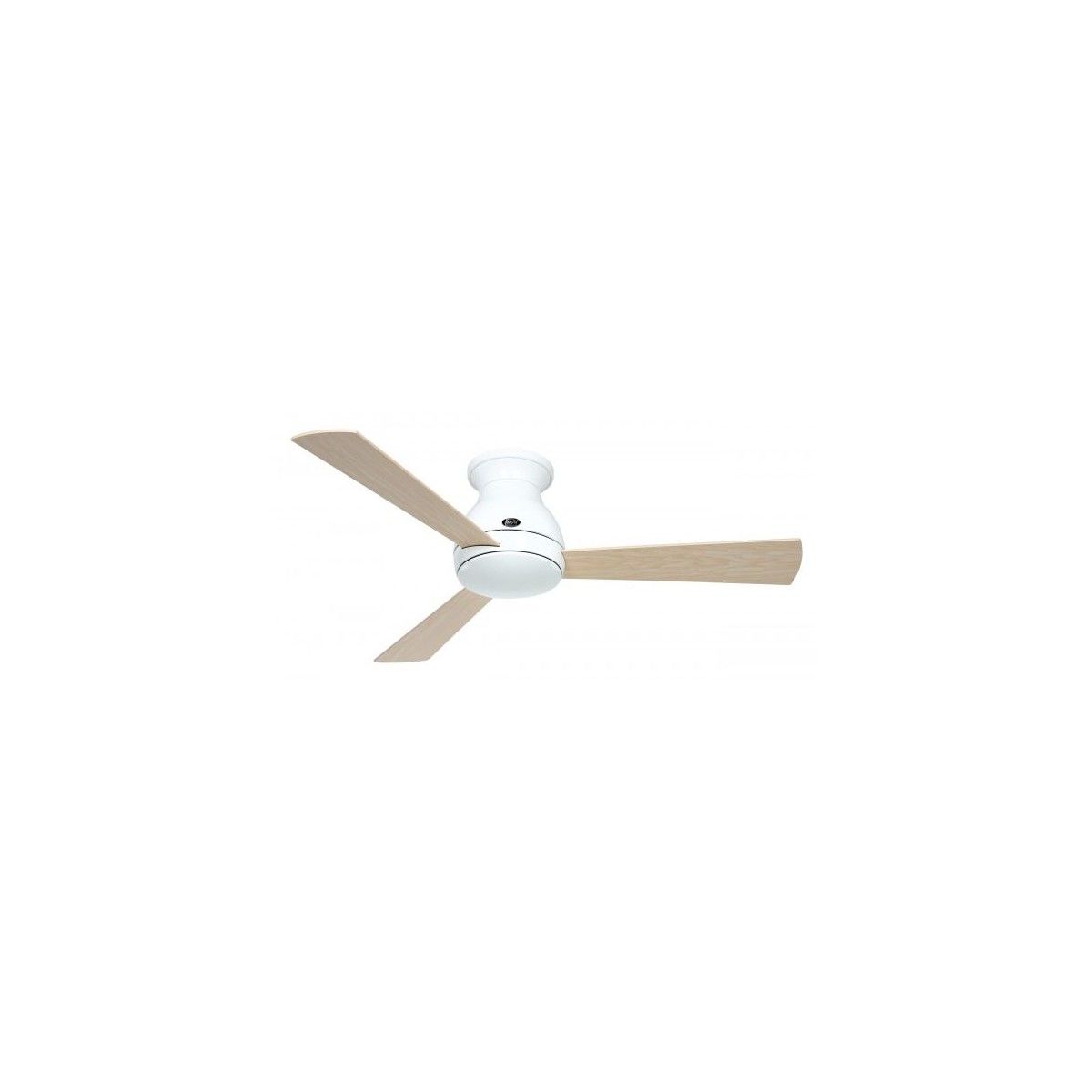 Ventilateur de plafond Classic Royal Blanc / Hêtre 75 cm avec