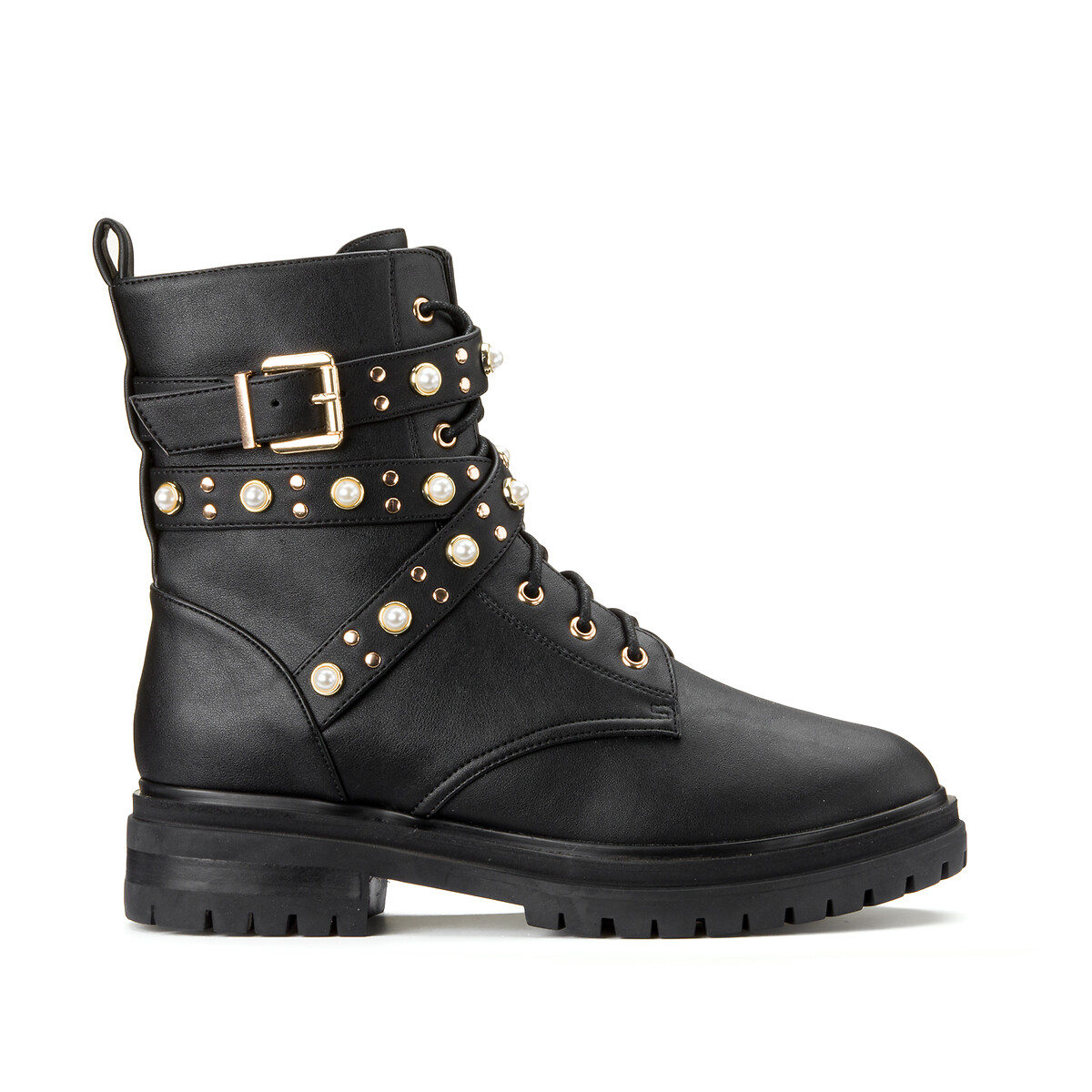 Wide fit clearance black biker boots