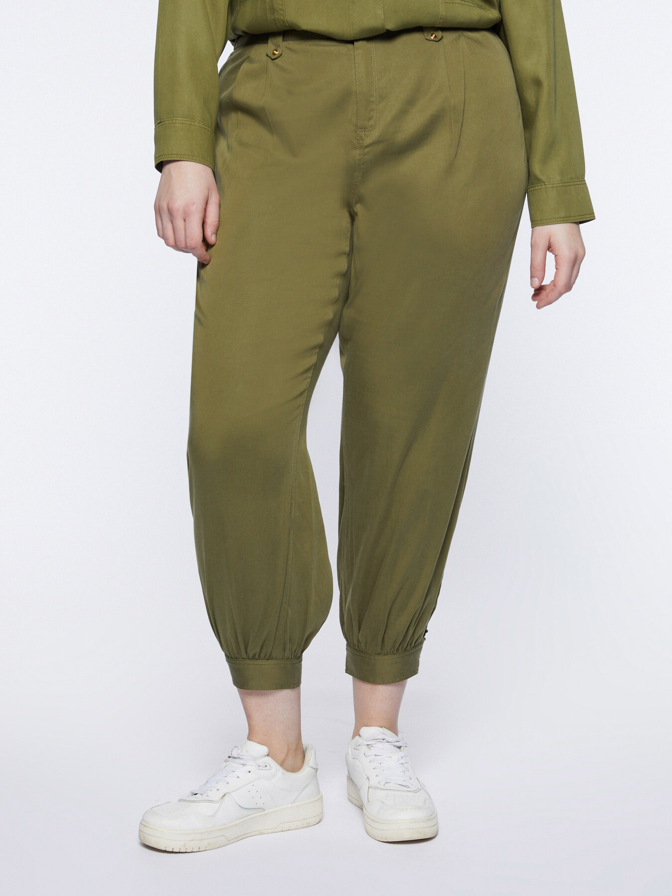 Jeans Cropped Con Maxi Risvolto – FIORELLA RUBINO, Autunno Inverno 2025, Comfort E Versatilità