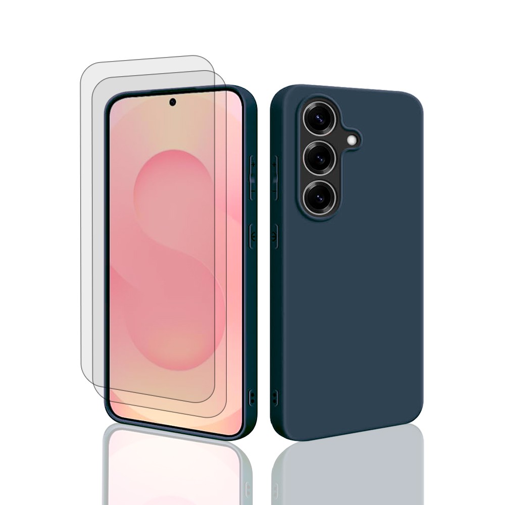 Coque Galaxy S25 antichoc + 2 vitres, EVETANE