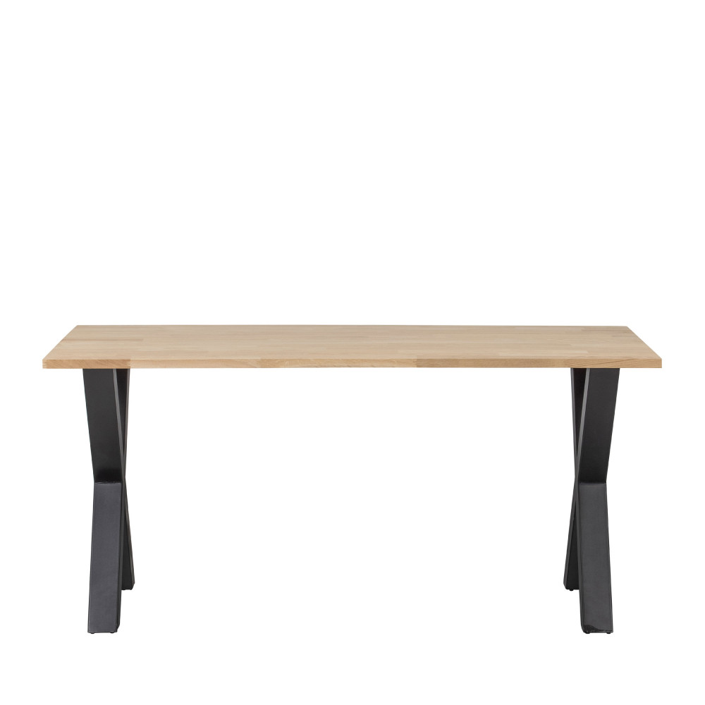 Table à manger en bois piétement en X 160x90 cm - Tablo, WOOOD
