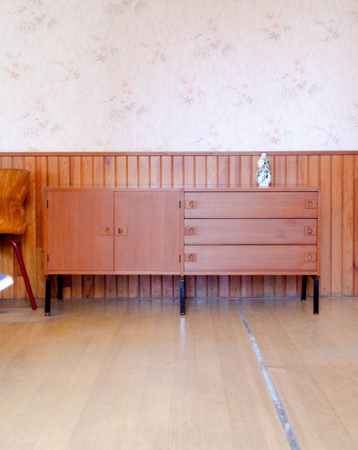 Enfilade contemporaine en acajou Margaret N°510 - Bon état, DEBONGOUT
