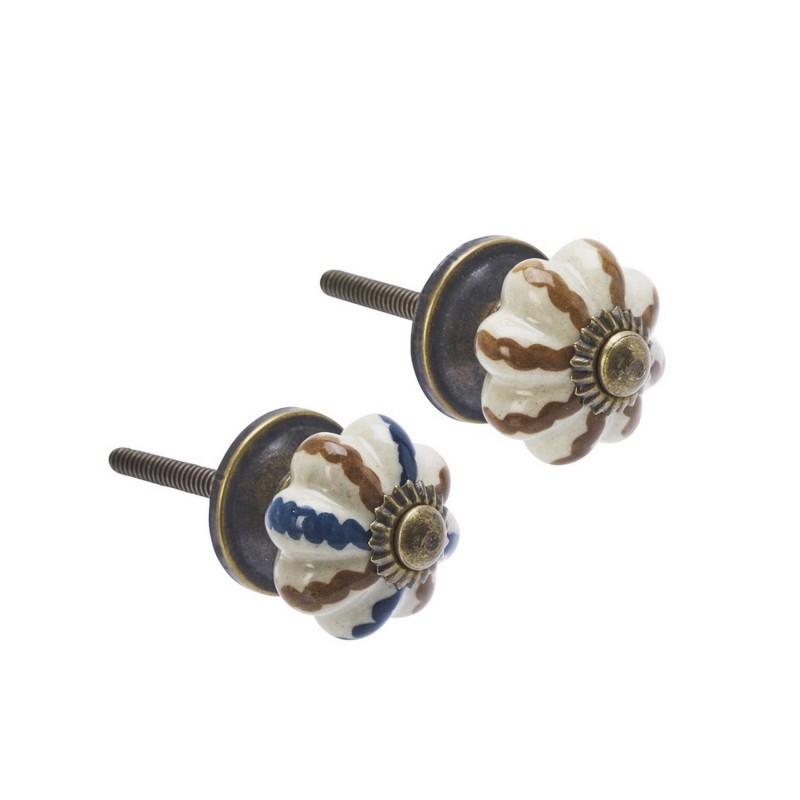 Boutons de meuble céramique set de 2, MADAM STOLTZ