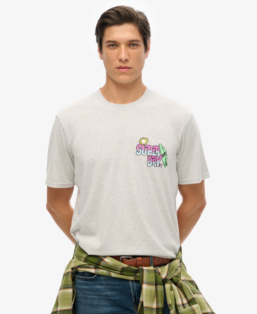 T-shirt ample fluo Travel, SUPERDRY