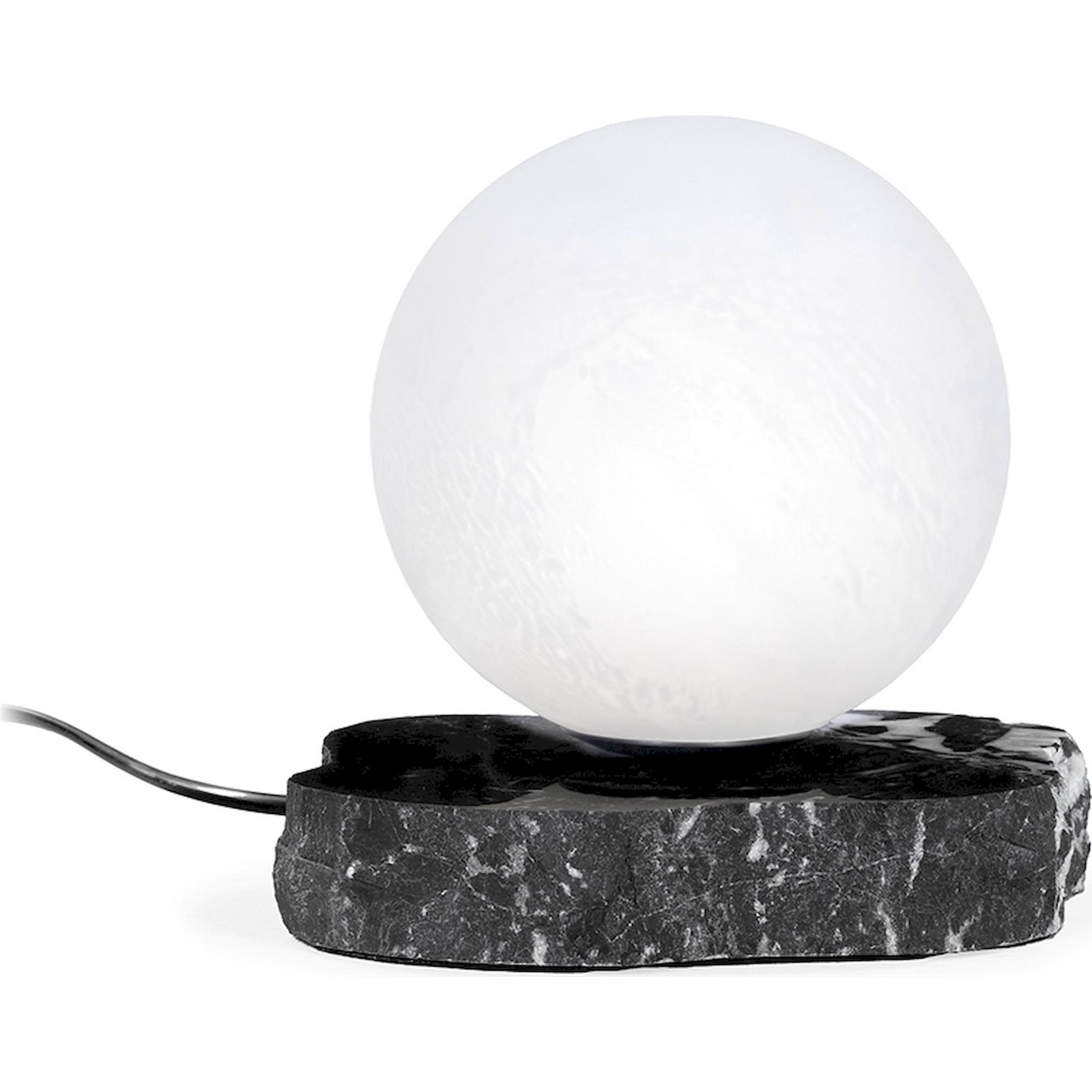 Lampe de table en marbre et verre, RECOLLECTION