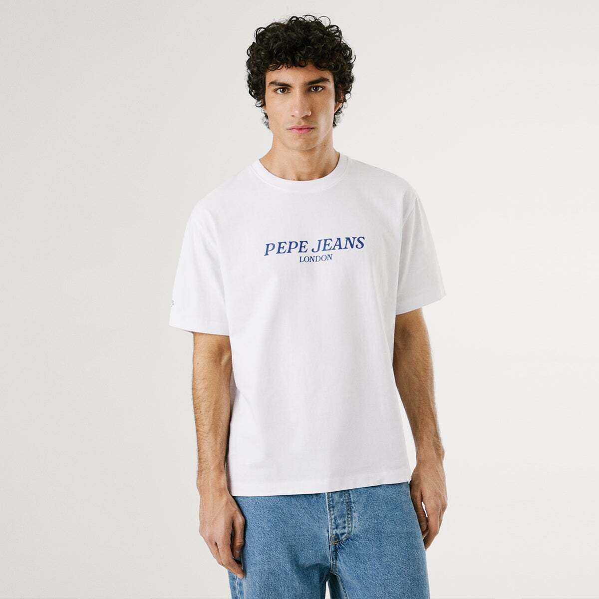 T-Shirt À Coupe Décontractée Avec Imprimé Au Dos, PEPE JEANS